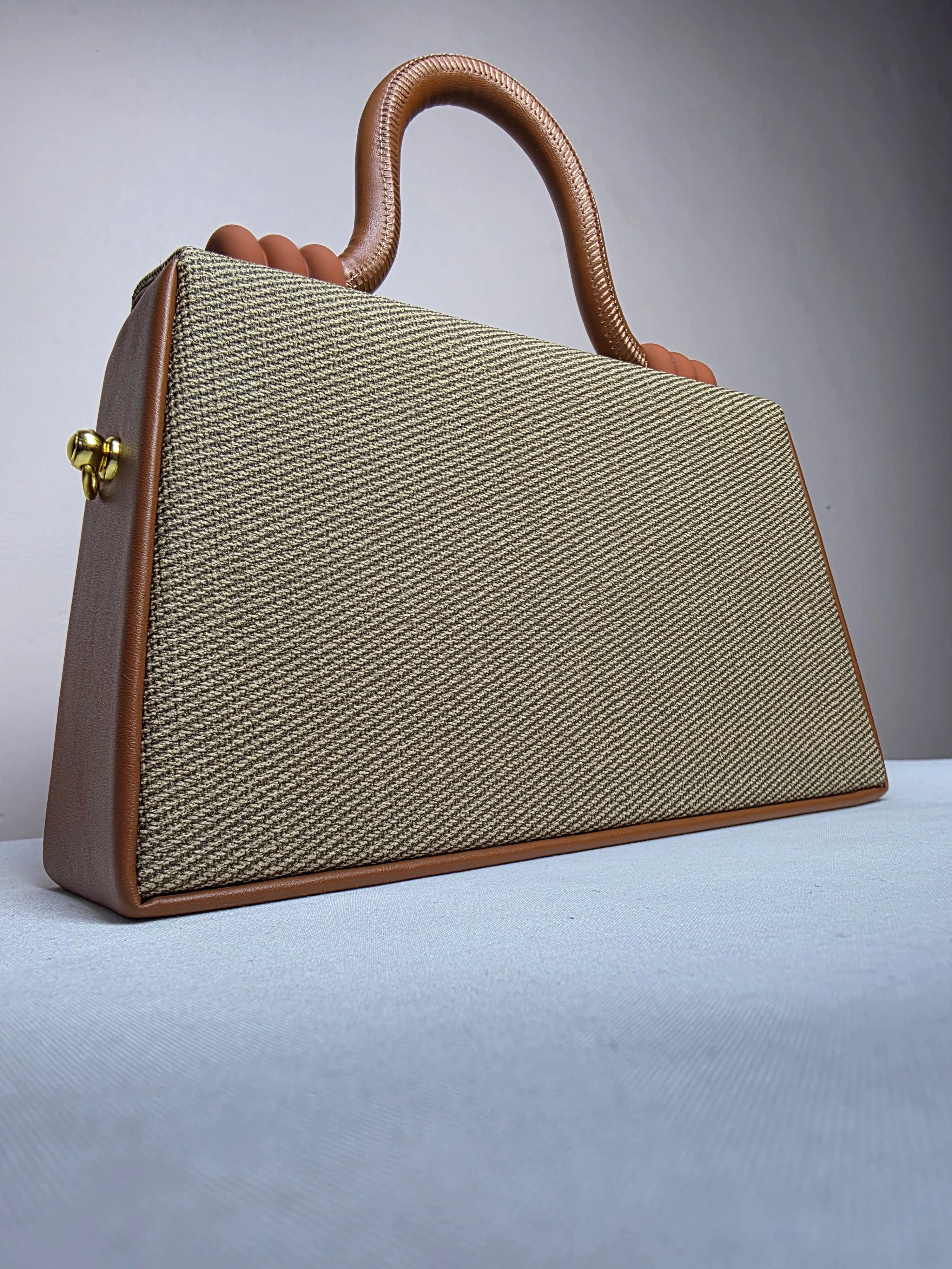 Chic Contrast Handbag