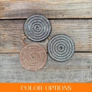 Circle Rhinestone Rosette