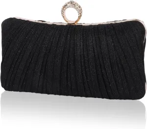 Clutch Purses for Women, Rhinestone Evening Bags Party Purse, Sparkling Handbag Purses for Wedding Bridal Prom Party