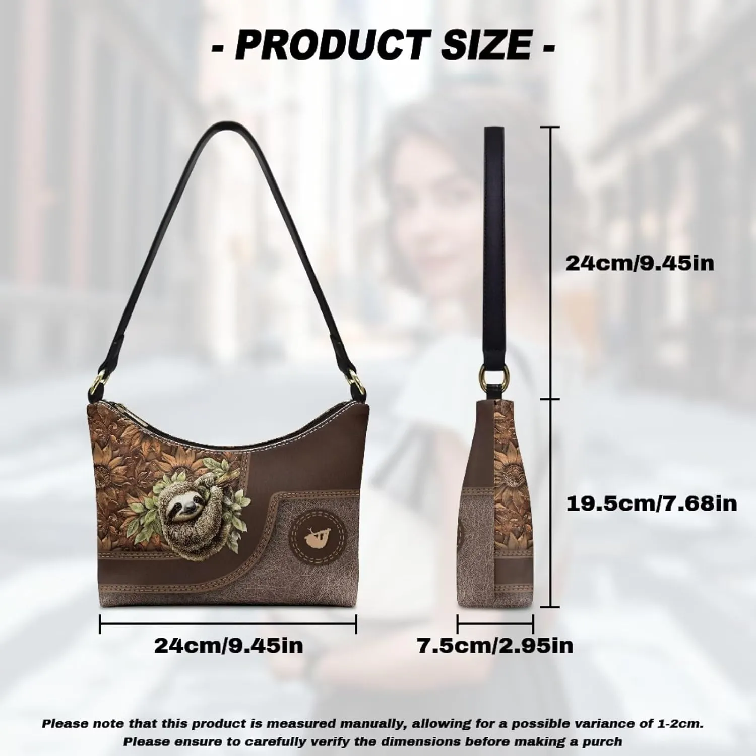 Clutch Tote Handbags Leather Shoulder Purses for Women Lady Crescent Underarm Purse with Inner Pocket