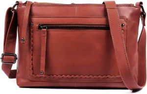Concealed Carry Purse for Women - Tatum Leather Gun Crossbody, Locking Zippers & Universal Holster