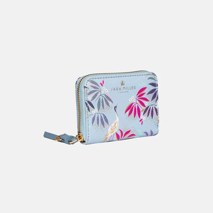 Crane Garden Small Zip Purse