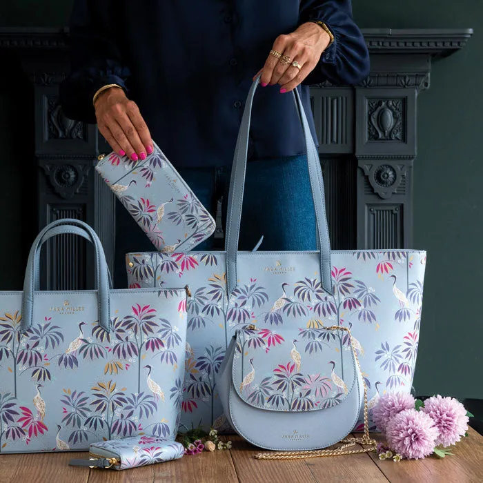 Crane Garden Small Zip Purse