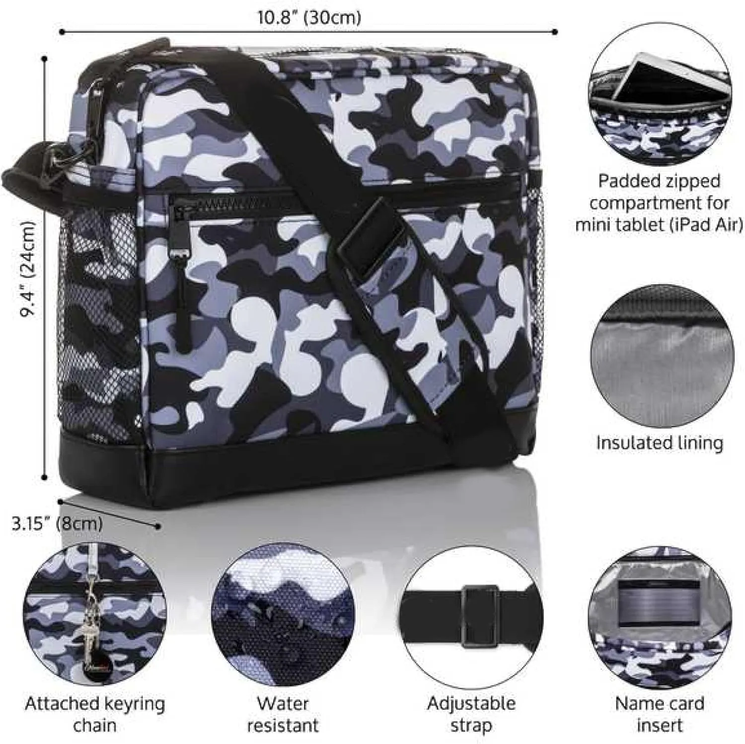 Crossbody Bag for Girls | Shoulder Purse with Adjustable Strap,Waterproof Travel Tote for Outdoors