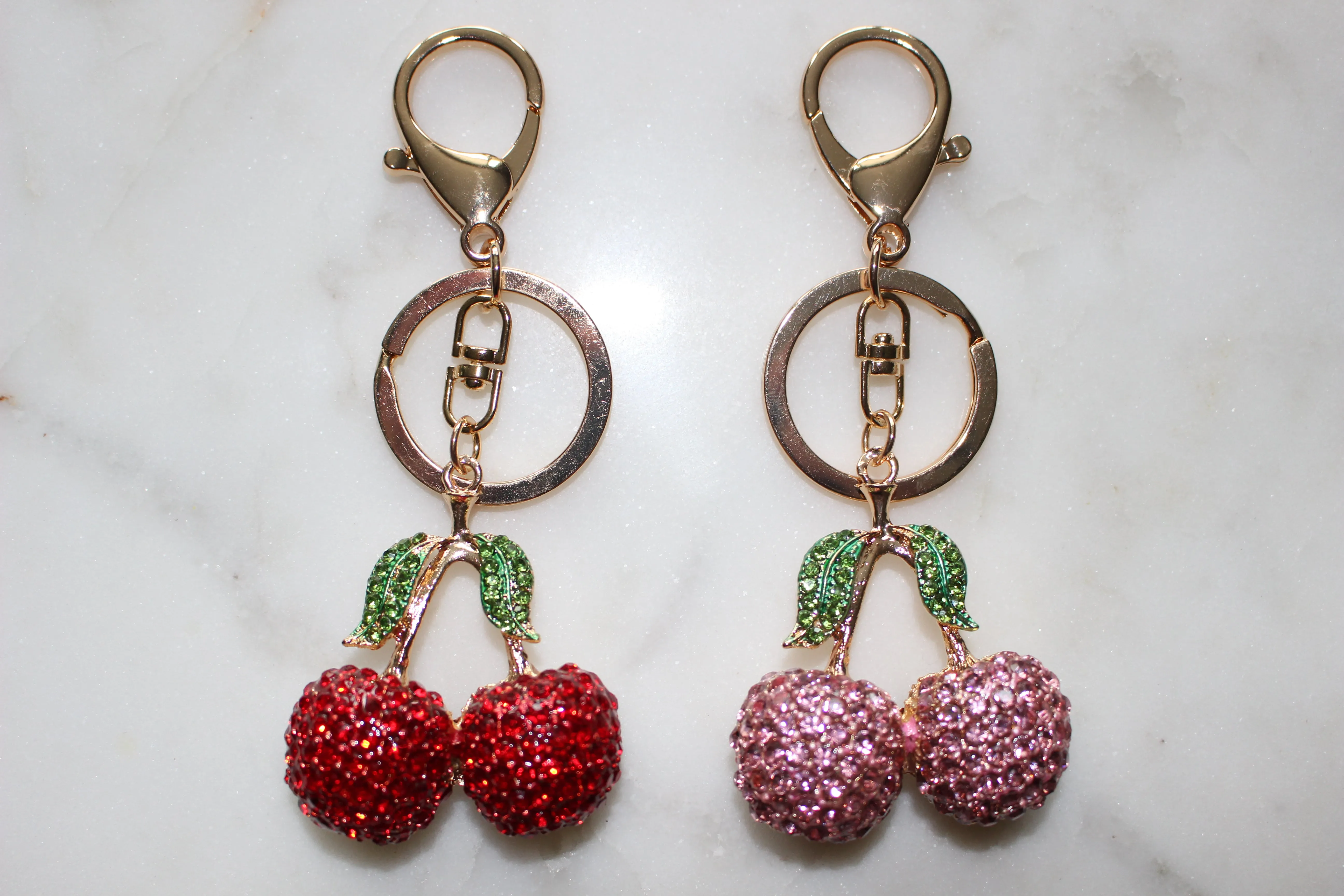 Crystal Cherry Charm