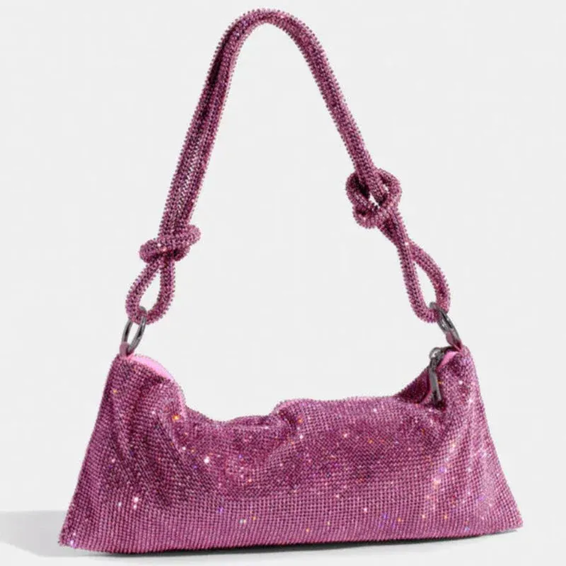 Crystal Knot Shoulder Bag