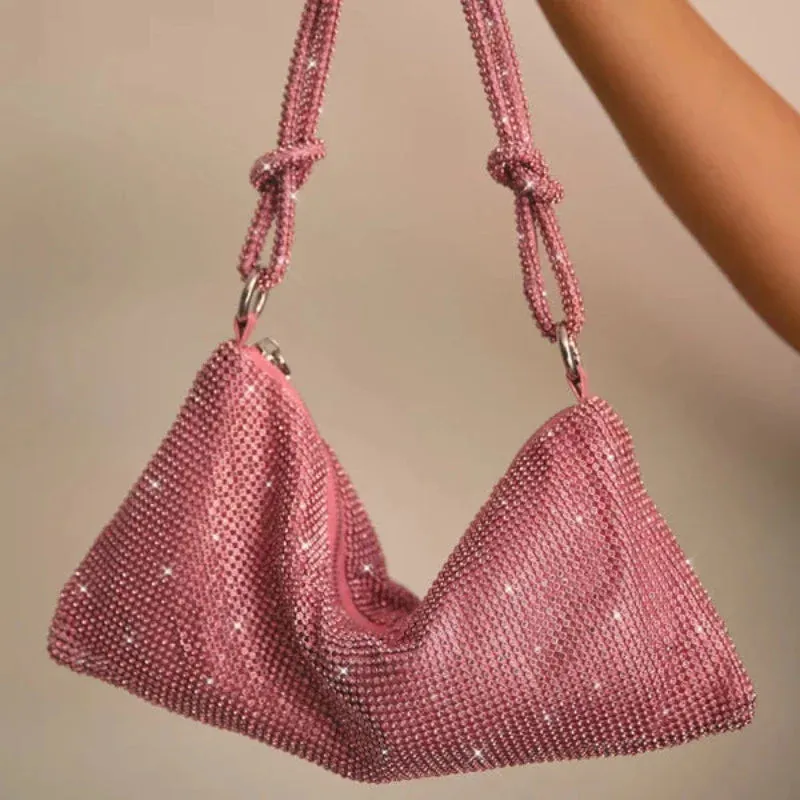 Crystal Knot Shoulder Bag