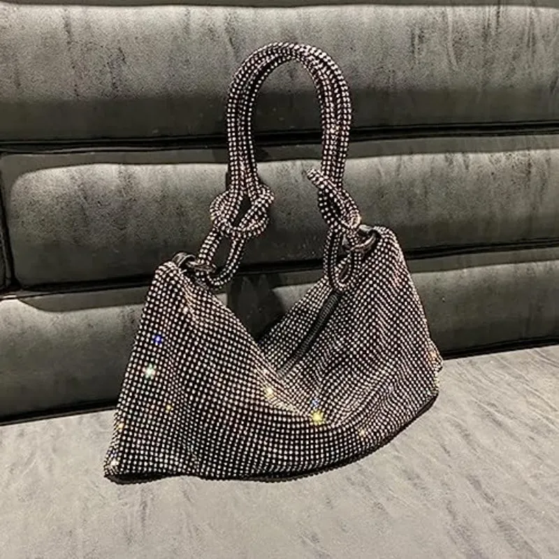 Crystal Knot Shoulder Bag