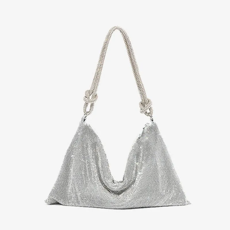 Crystal Knot Shoulder Bag