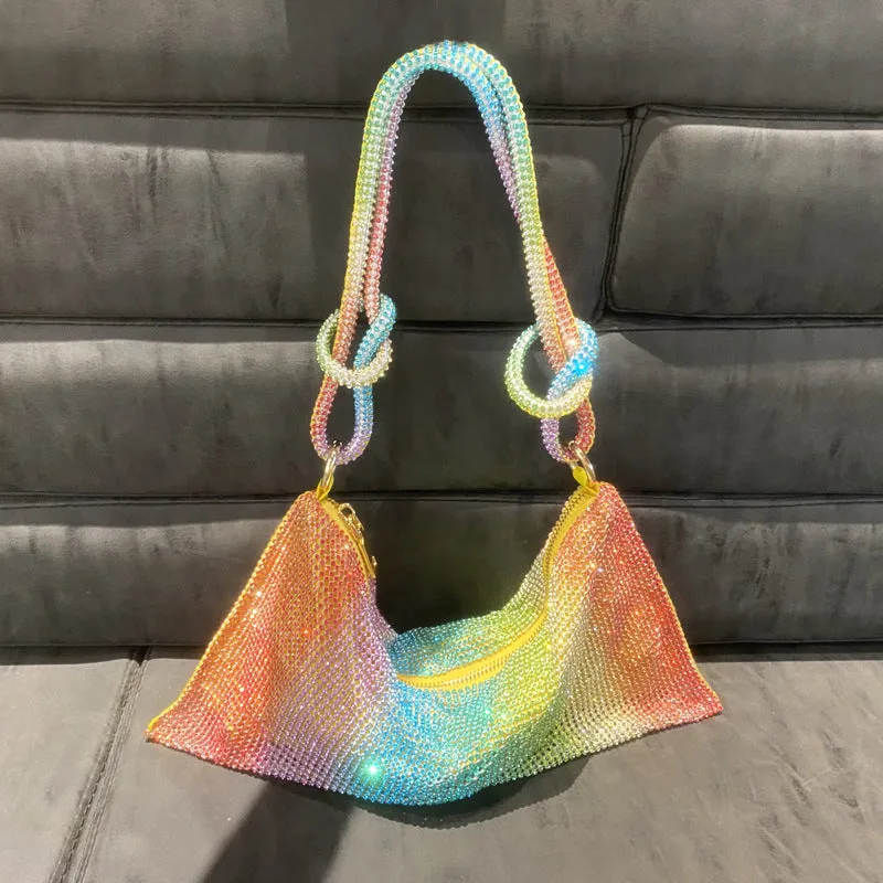 Crystal Knot Shoulder Bag