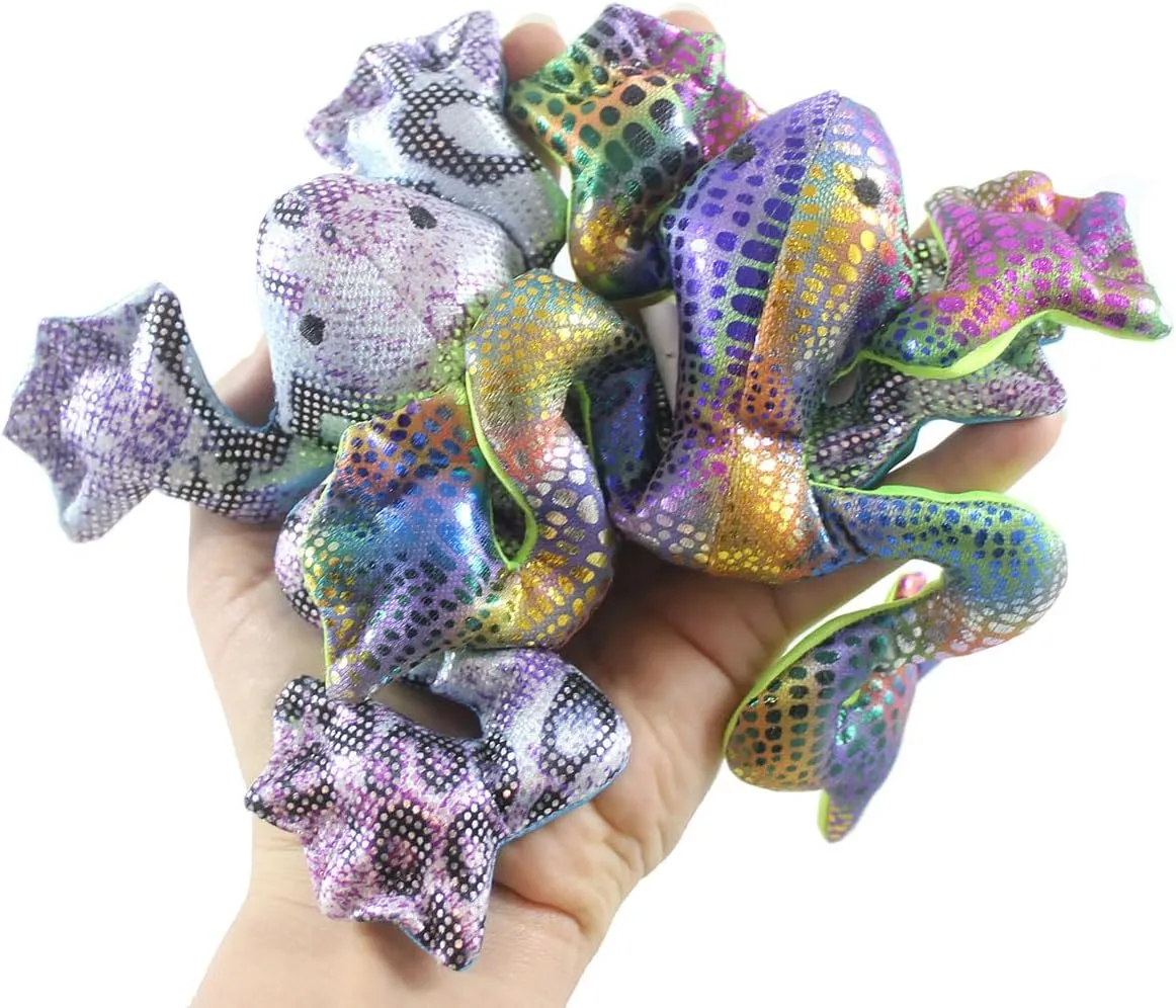 Curious Minds Busy Bags Set of All 4 Colors - Frog Sand Filled Animal Toy - Heavy Weighted Sandbag Animal Plush Bean Bag Toss - Shimmering Sensory Toy ADHD Special Needs Soothing (All 4 Color Frogs)