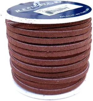 Dangerous Threads Lace Lacing Leather Suede Dark Brown 25 Yard Spool