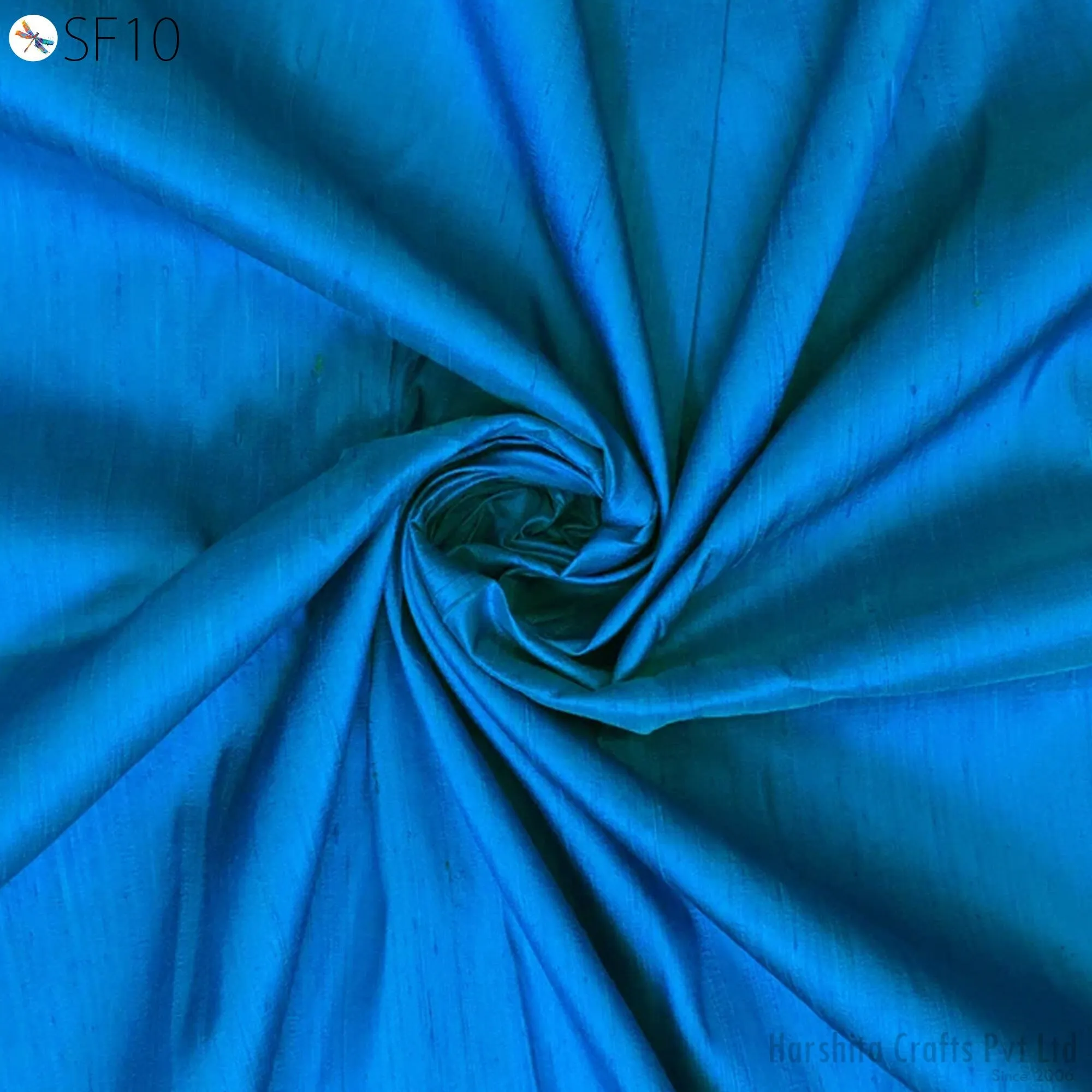 Dark Turquoise Pure Dupioni Fabric Raw Silk by the Yard Indian Wedding Dresses Pillow Cover Drapery Curtains Cushions Costumes Home decor