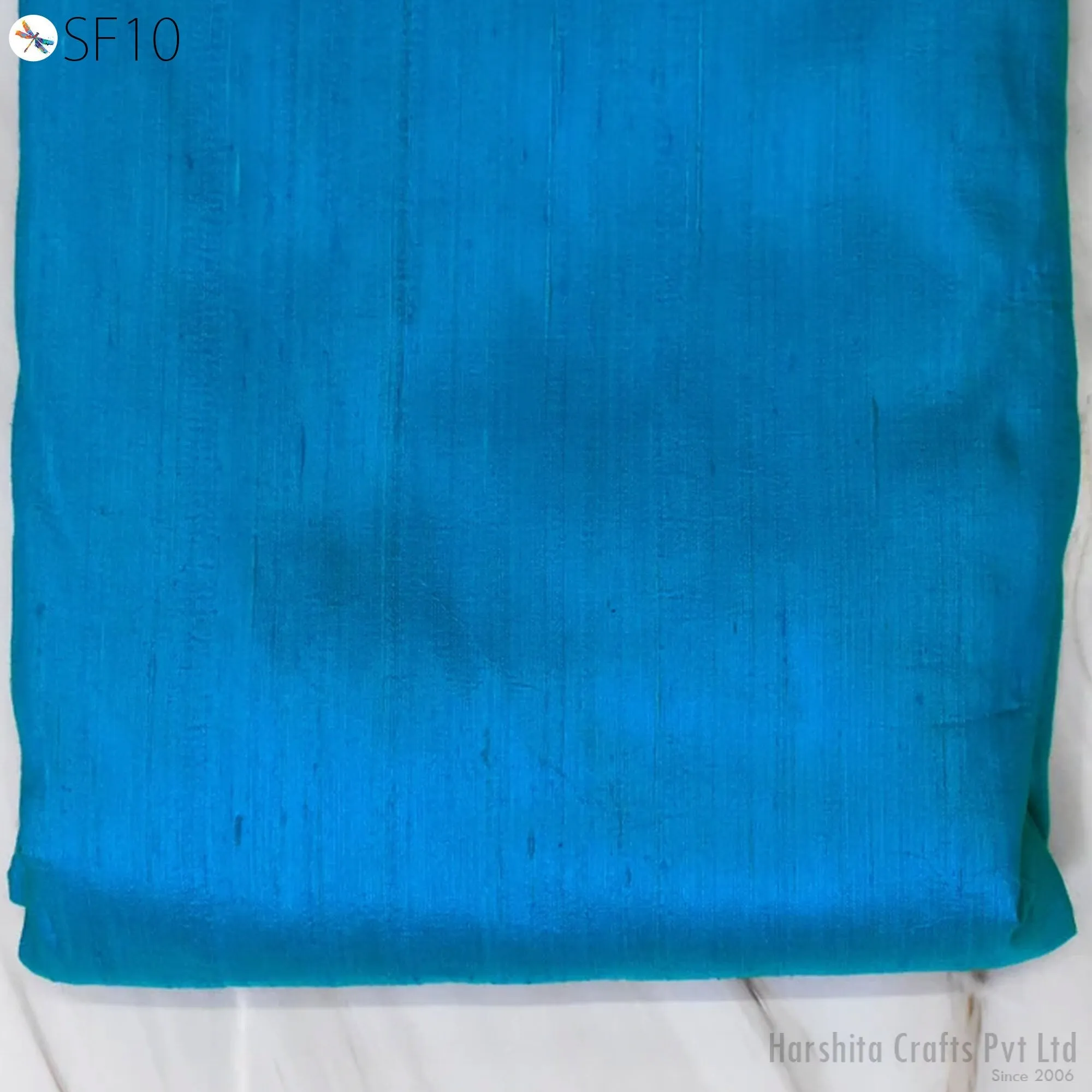 Dark Turquoise Pure Dupioni Fabric Raw Silk by the Yard Indian Wedding Dresses Pillow Cover Drapery Curtains Cushions Costumes Home decor