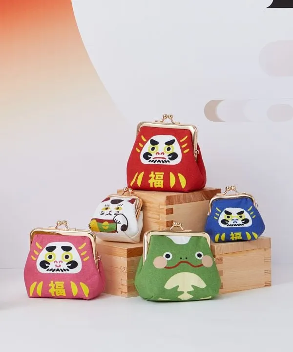 DARUMA GAMAGUCHI Clasp Small Pouch