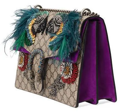Dionysus Medium Parrot Shoulder Bag, Multi