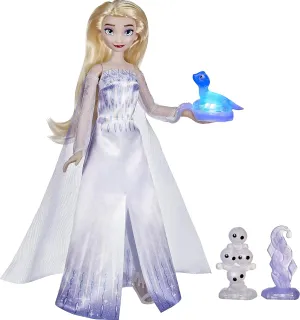 Disney Frozen 2 Talking Elsa and Friends, Elsa Doll with Over 20 Sounds and Phrases, Fashion Doll Accessories, Toy for Kids 3 and Up