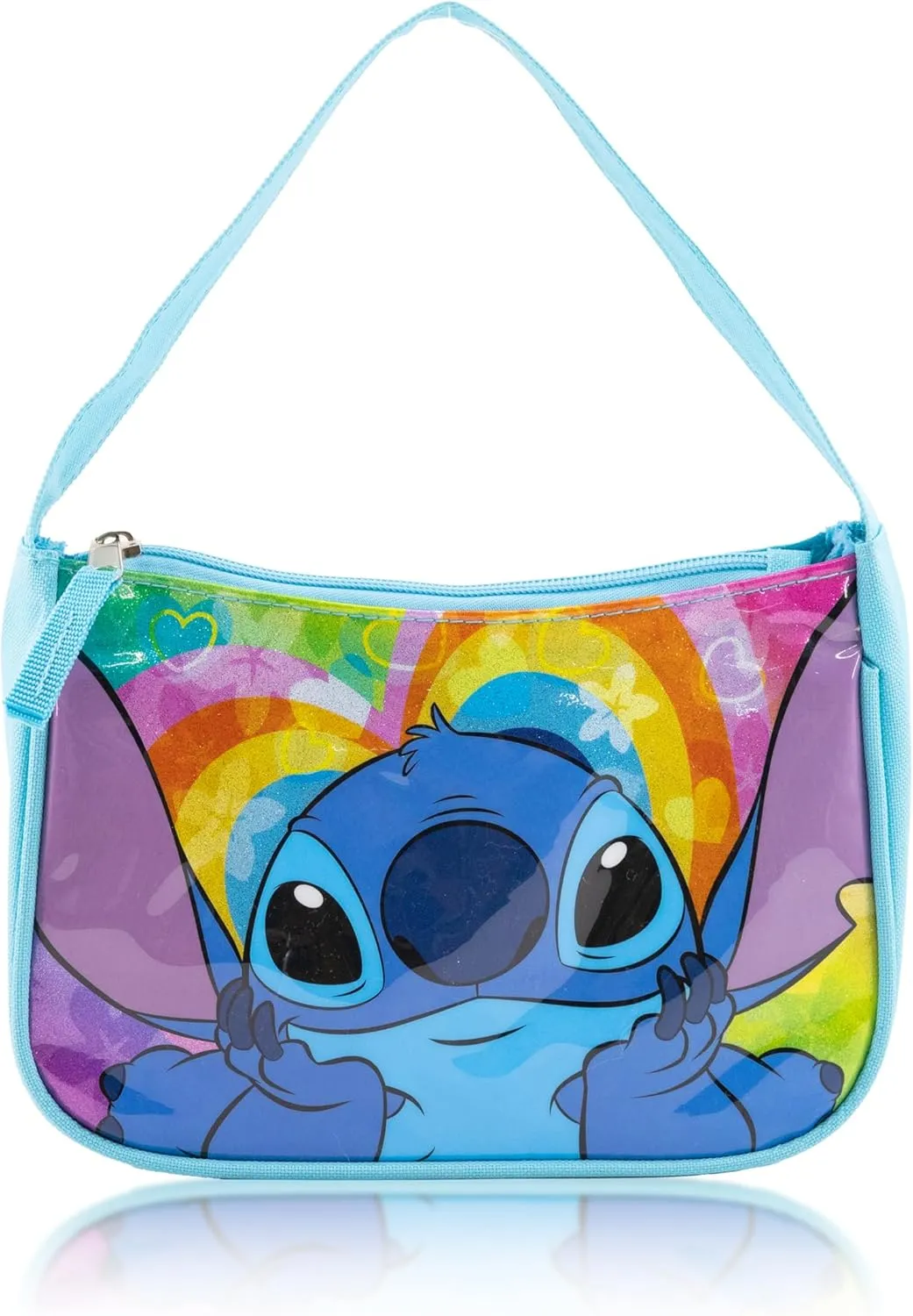 Disney Stitch Mini Purse Handbag for Women | Nylon Women's Shoulder Handbag | Stitch Accessories for Girls, Boys, Adults, Unisex