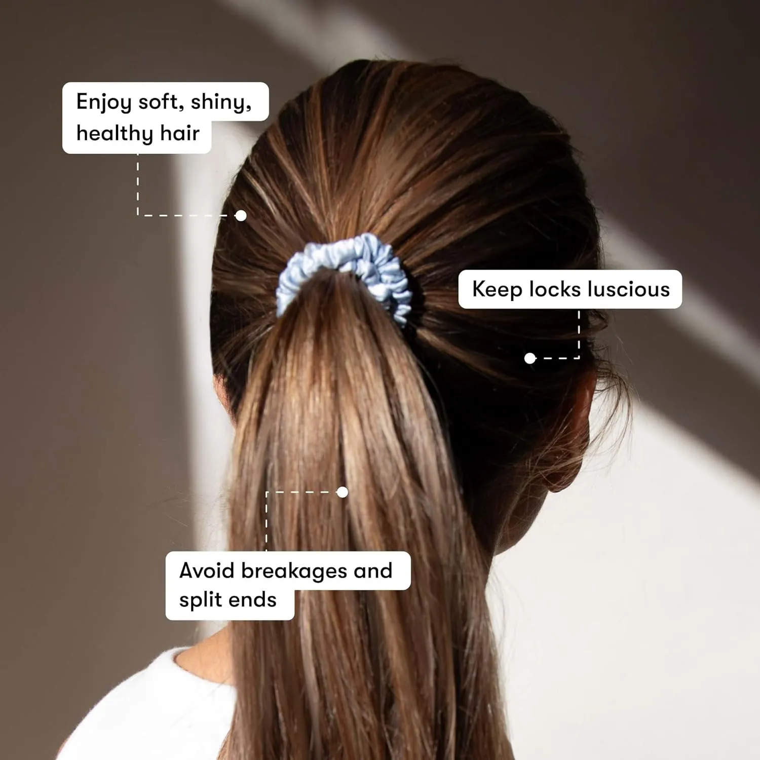 Drowsy Luxury Skinny Silk Scrunchies - Small Mulberry Silk Hair Scrunchies, No Damage Hair Ties to Protect Hair Health & Maintain Moisture - All Hair Types - Pack of 6 (Blue & Green Shades)
