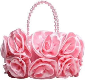 Elegant Satin Evening Bag for Bridesmaids and Bridal Parties