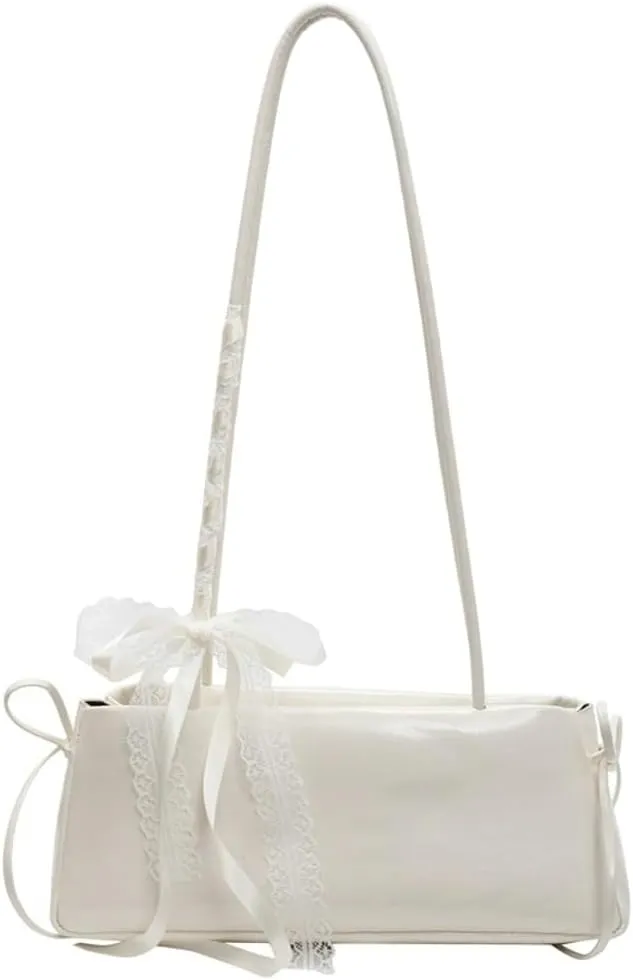 Elegant Shoulder Bags for Women Retro Classic Small Purse with Lace Detailing Trendy Handbags with Large Capacity