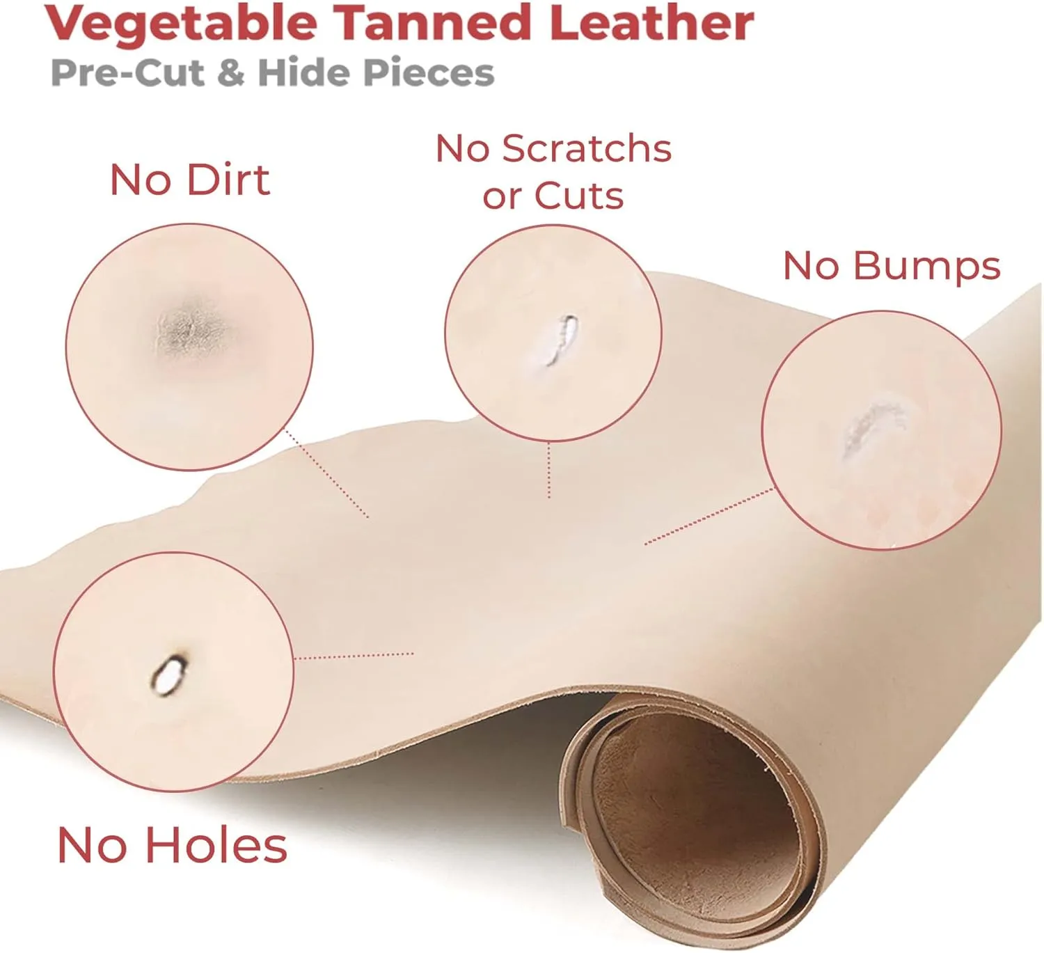 ELW Leather Blank Belt | 5-6 Oz. (2-2.4mm) Thickness | Size: 2-3/4"x84" (6.9x213cm) | Cowhide Vegetable Tanned | Full Grain Strip, Strap | Ideal for DIY Belts for Tooling, Crafting, Stamping, Dyeing