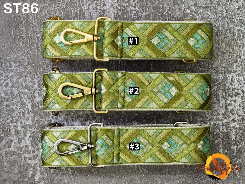 Embroidered Purse Strap Crossbody Strap for Purses Boho Bags Strap Embroidery Replacement Strap Boho Guitar Strap Handbag Strap gift for mom