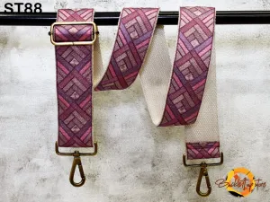 Embroidered Purse Strap Crossbody Strap for Purses Boho Bags Strap Embroidery Replacement Strap Boho Guitar Strap Handbag Strap gift for mom