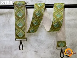 Embroidered Purse Strap Crossbody Strap for Purses Boho Bags Strap Embroidery Replacement Strap Boho Guitar Strap Handbag Strap gift for mom