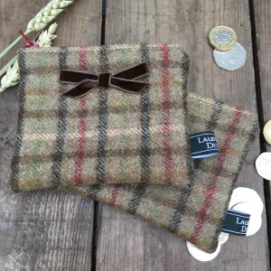 ESME Sage Check Purse