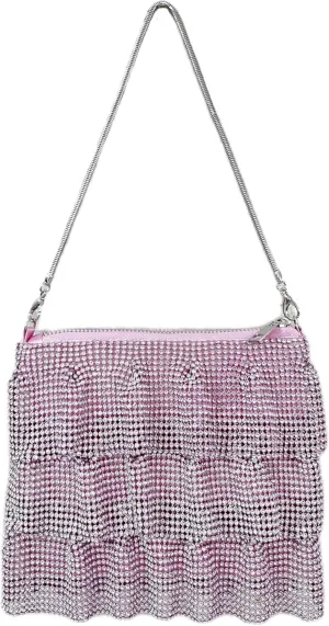 Evening Bag for Women Crossbody Handbag for Party - Rhinestone Sparkly Diamond Purse for Prom Wedding Clutch