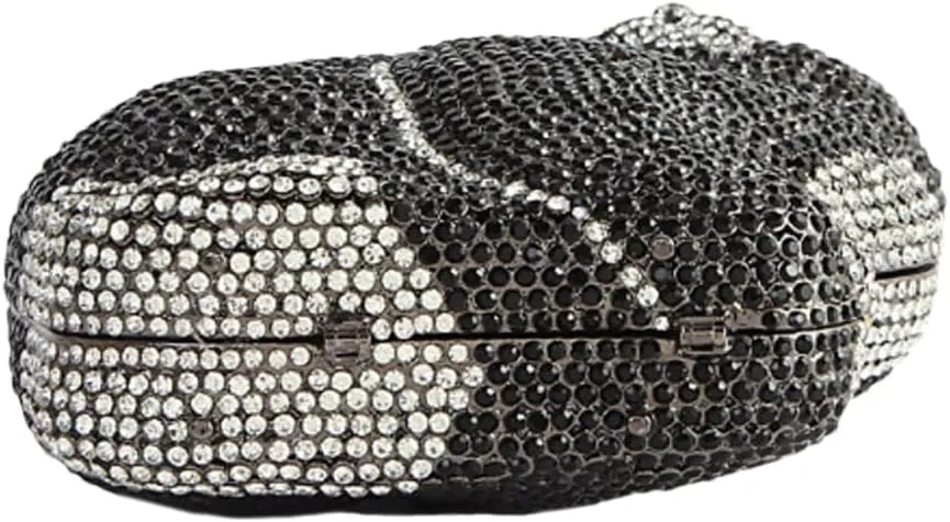 Evening Clutch Bags Bling Cocktail Party Rhinestone Handbag Crystal Cat Shape Crossbody bag