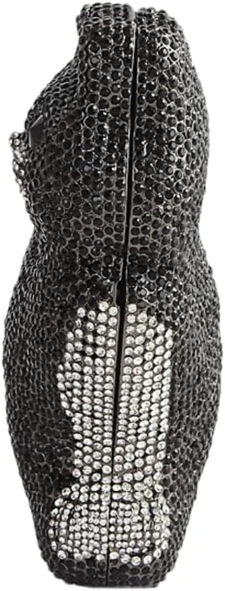 Evening Clutch Bags Bling Cocktail Party Rhinestone Handbag Crystal Cat Shape Crossbody bag