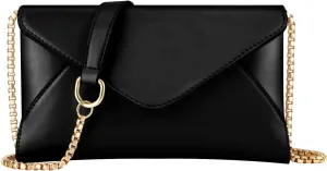 Evening Clutch Purse for Women Small Envelope Crossbody Bag Shiny Shoulder Handbag for Wedding Prom Party Date