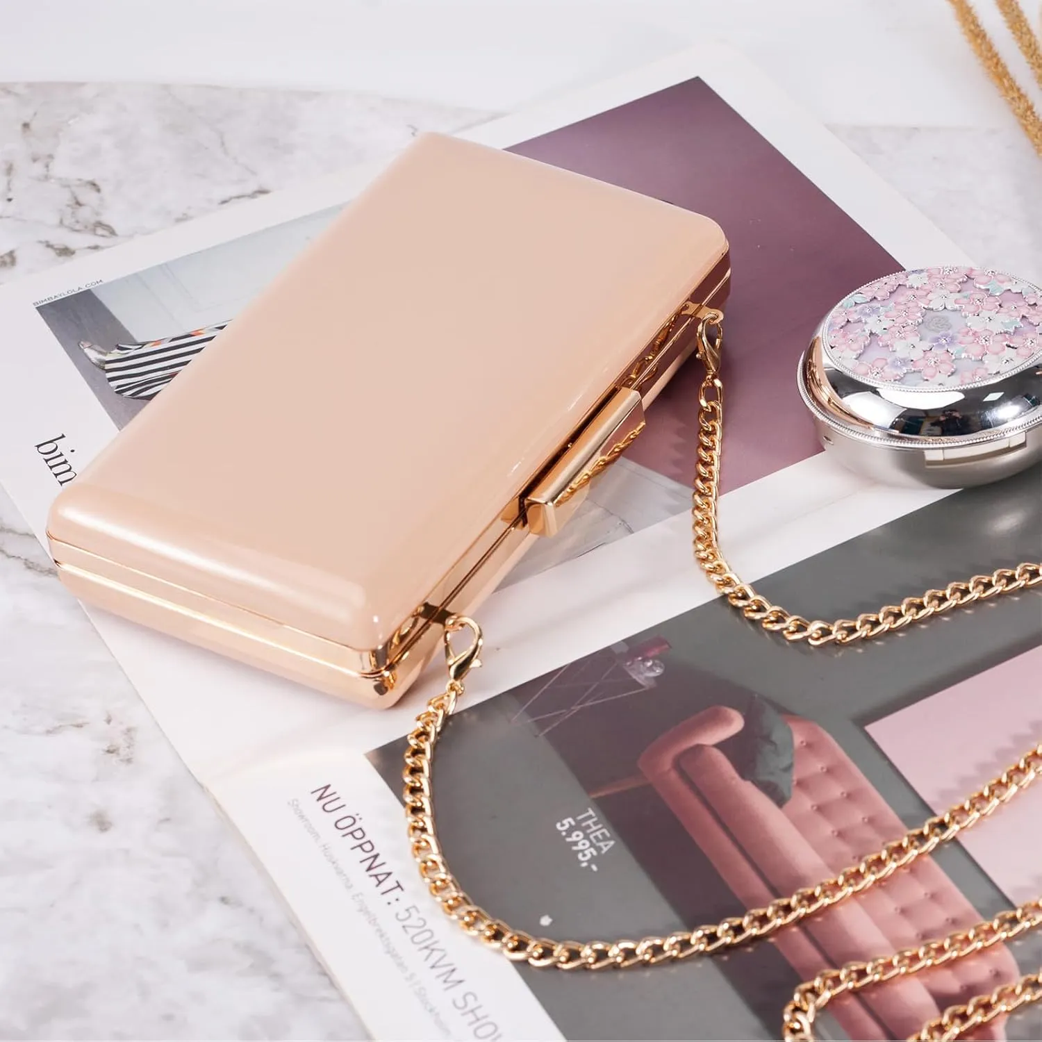 Evening Purse - Small Clutch Purses for Women Wedding and Party, Women's Formal Evening Bag