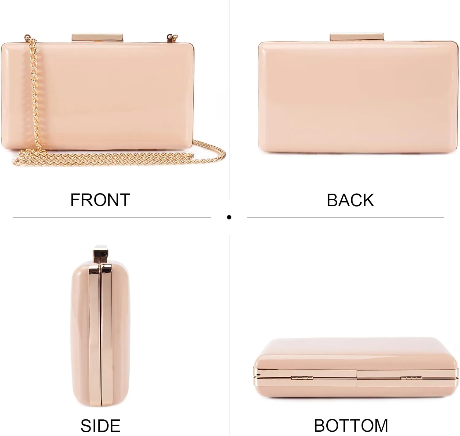 Evening Purse - Small Clutch Purses for Women Wedding and Party, Women's Formal Evening Bag
