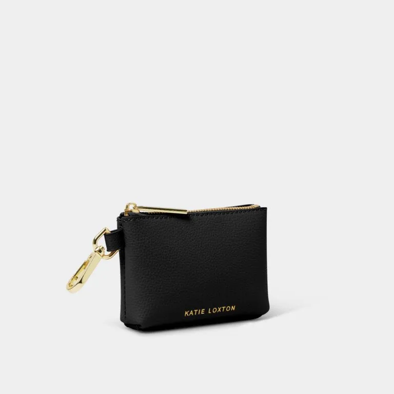 Evie Clip On Coin Purse-Black
