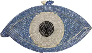 Eye Shape Luxury Crystal Wedding Purses Women Handbags Clutch Evening Bag