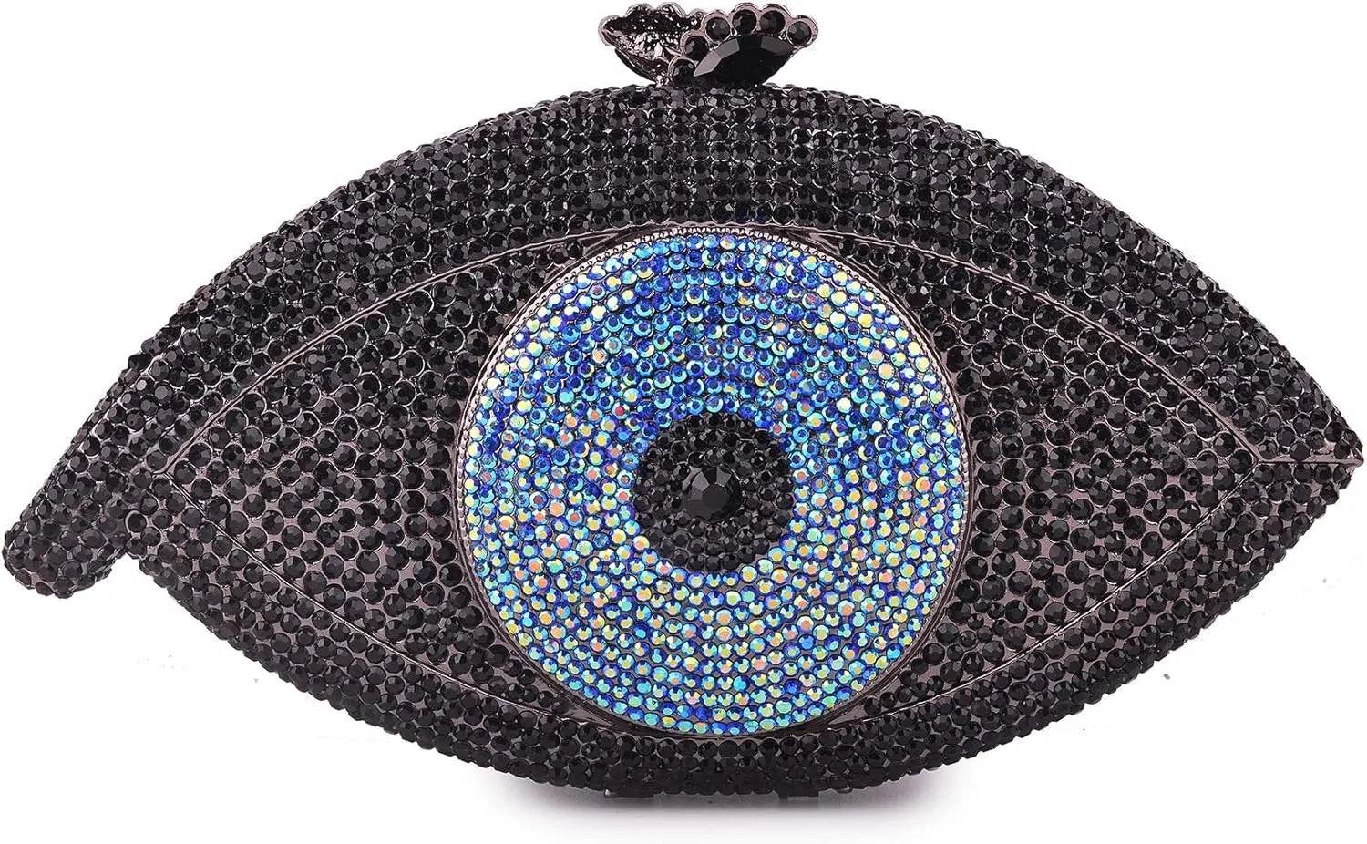 Eye Shape Luxury Crystal Wedding Purses Women Handbags Clutch Evening Bag
