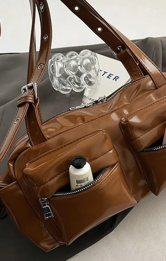 Fall Winter Purses for Women 2024 Trending Purses Vintage Versatile Shoulder Bag Handbags Underarm Bag with Multiple Pockets