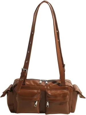 Fall Winter Purses for Women 2024 Trending Purses Vintage Versatile Shoulder Bag Handbags Underarm Bag with Multiple Pockets