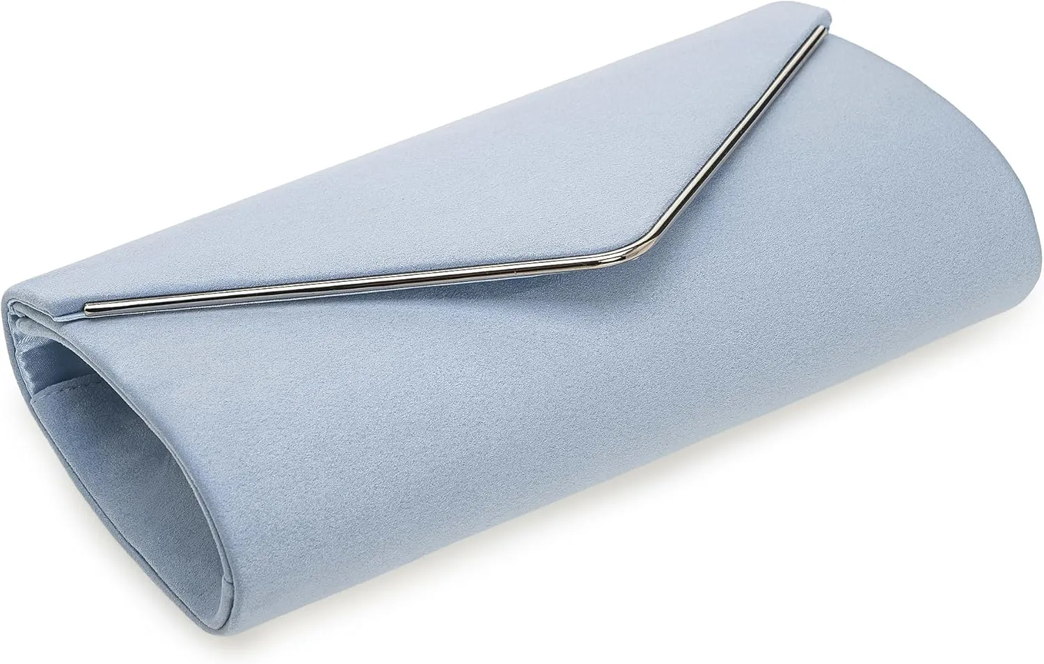 Faux Suede Evening Bag for Women New Classic Velvet Formal Clutch Purse for Prom/Wedding/Black-Tie Events