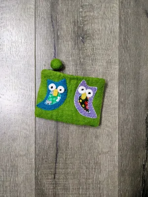 Felt 2 Owl Purse