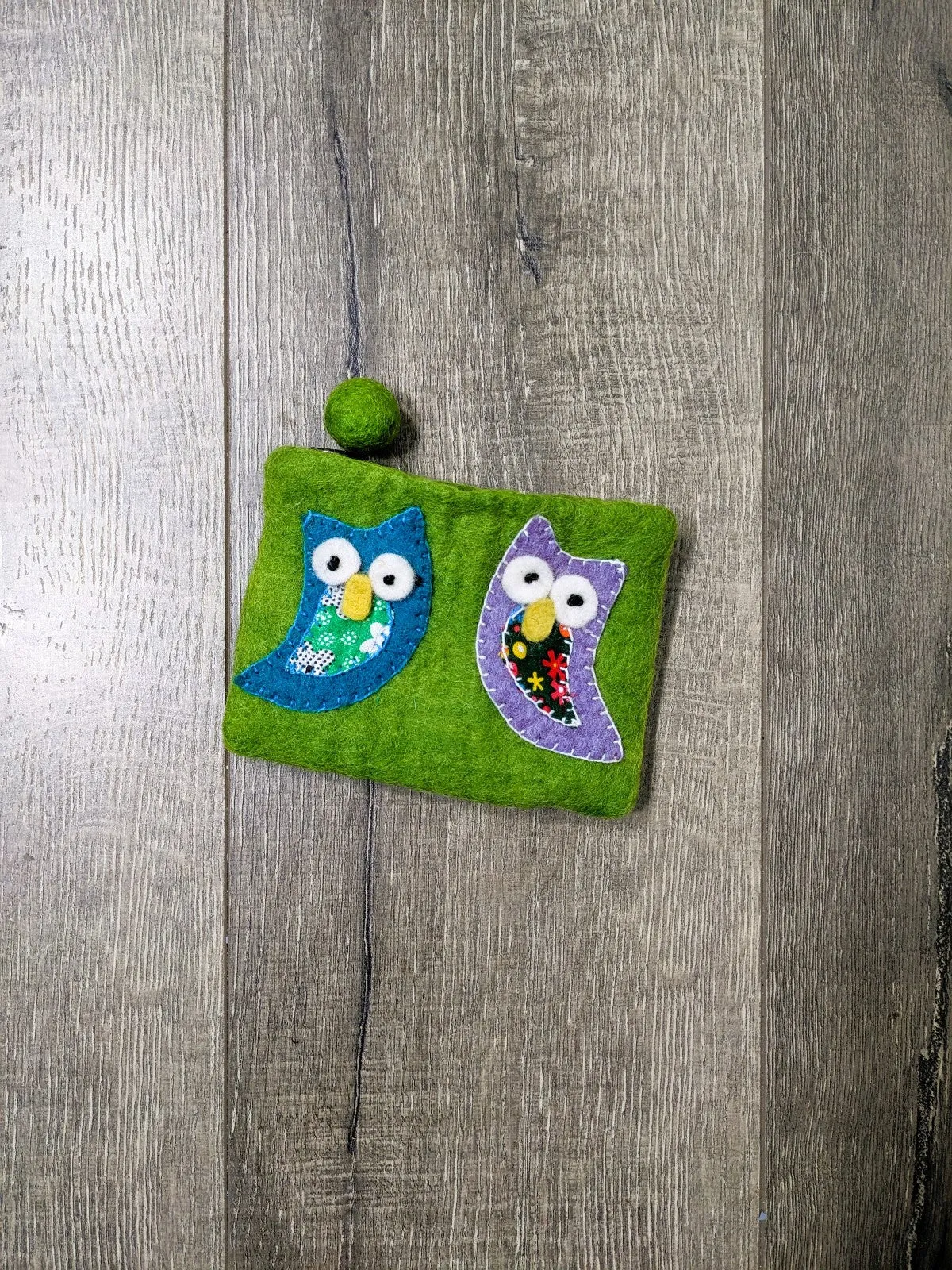 Felt 2 Owl Purse