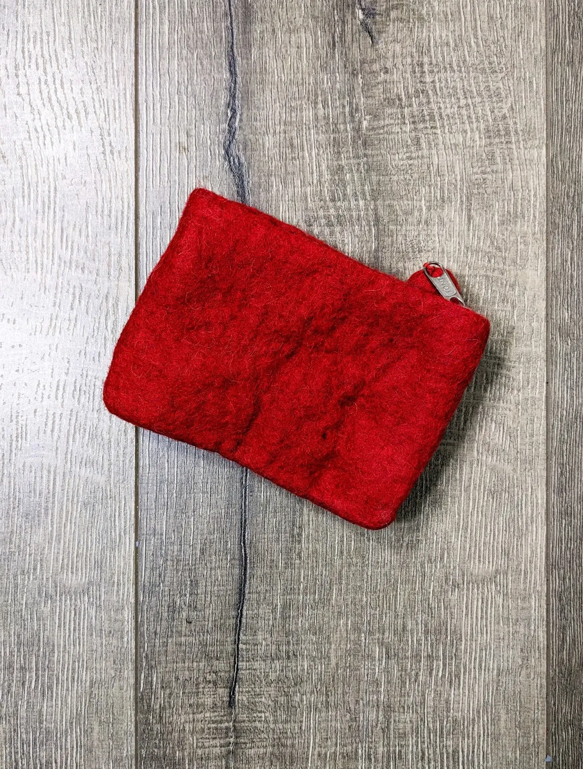 Felt Button Purse