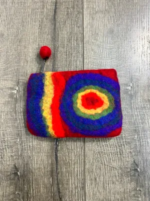 Felt Rainbow Purse