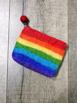 Felt Rainbow Purse