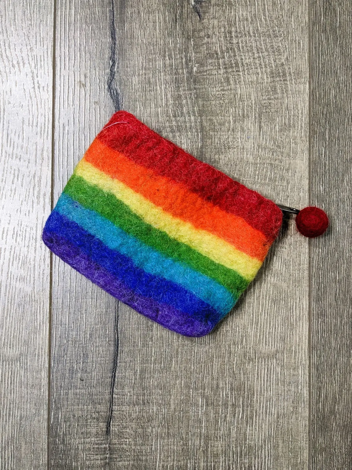 Felt Rainbow Purse