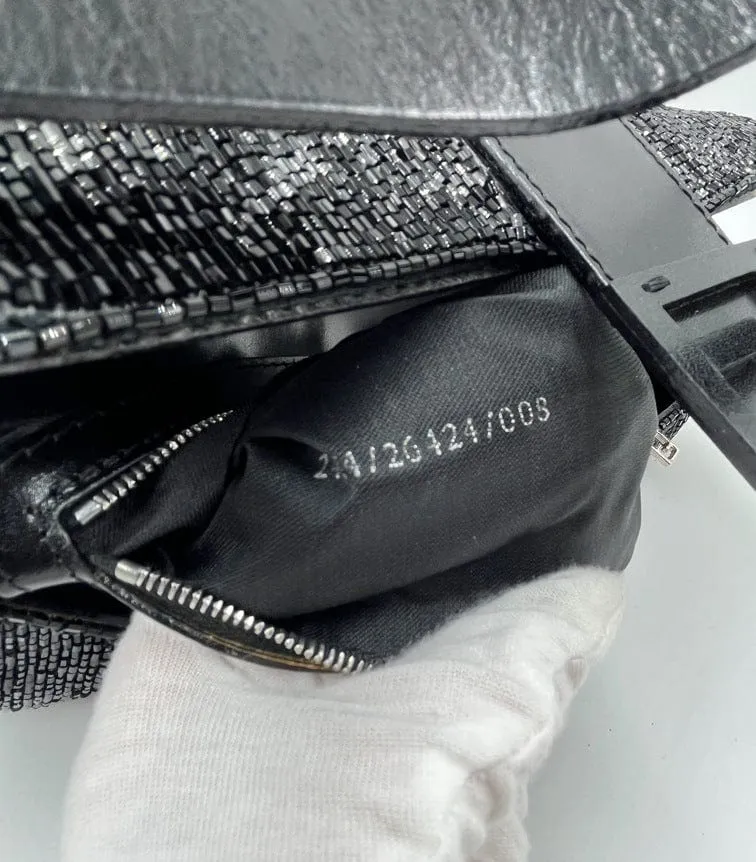 Fendi Sequin Beaded Baguette Bag
