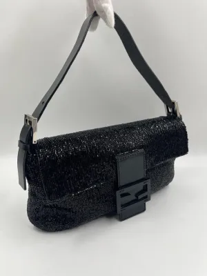 Fendi Sequin Beaded Baguette Bag